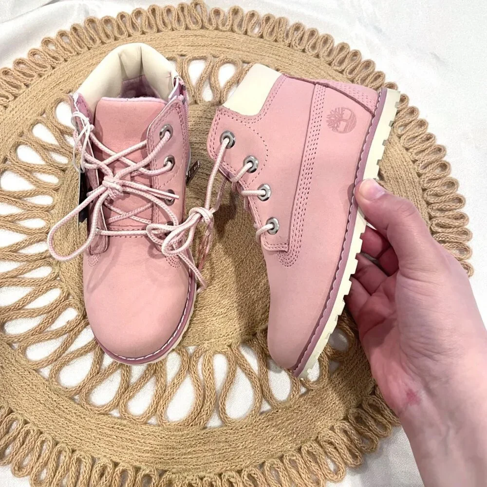 NWT Timberland Toddler Pokey Pine Boot Light Pink Nubuck Size 10